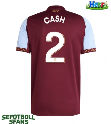 Aston Villa Matty Cash #2 Hemmatröja 2025-26 Kortärmad